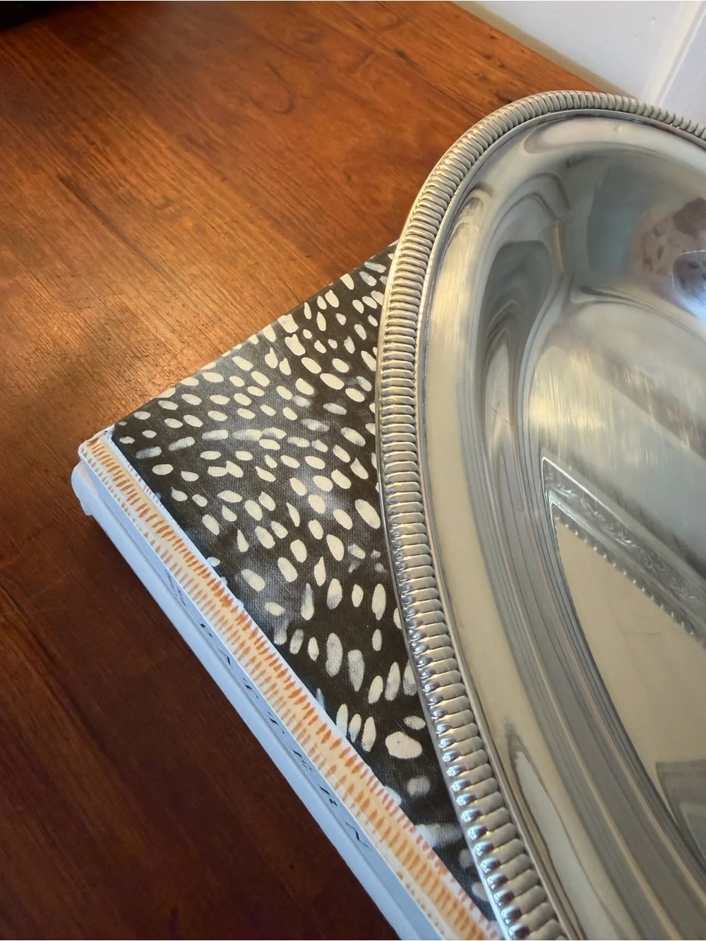 Vintage Silver-Plated Oval Serving Platter